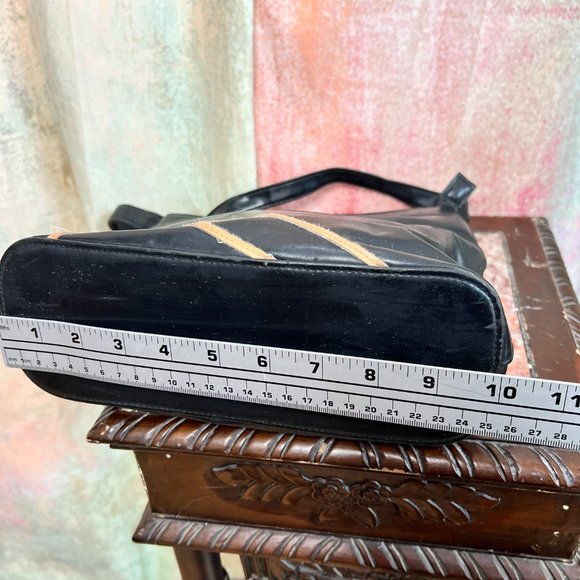 VTG📌 90s One Straps Shoulder Bag with two Outside Pockets - Picture 11 of 15